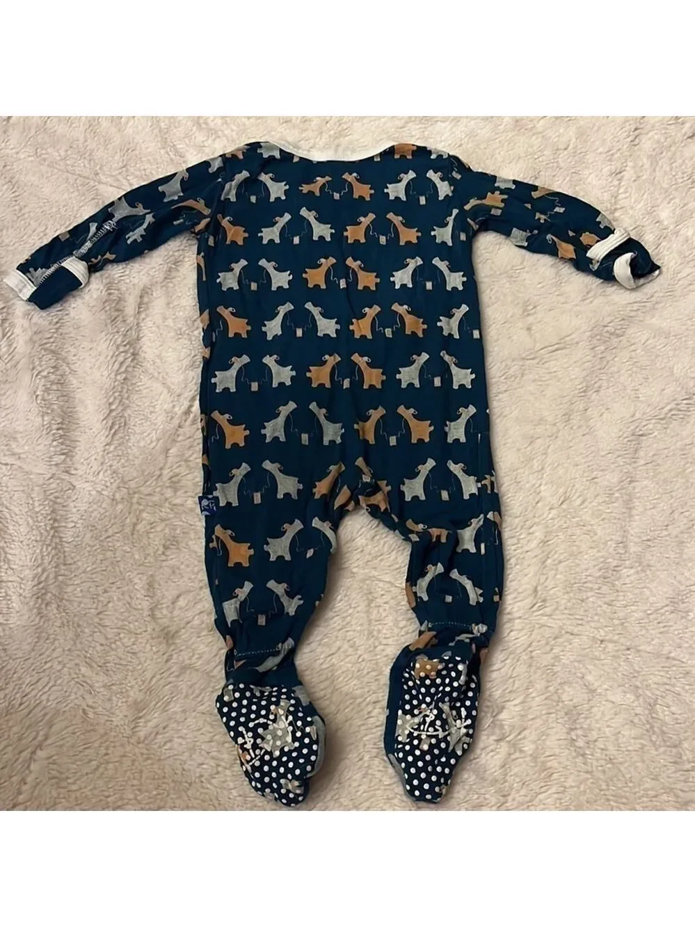 EUC Kickee Pants Footie Size 0-3 mo